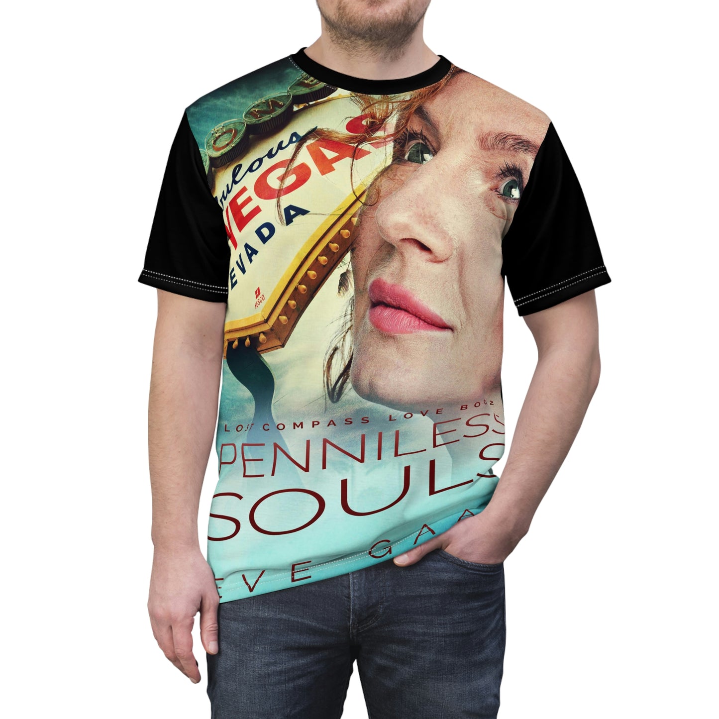 Penniless Souls - Unisex All-Over Print Cut & Sew T-Shirt