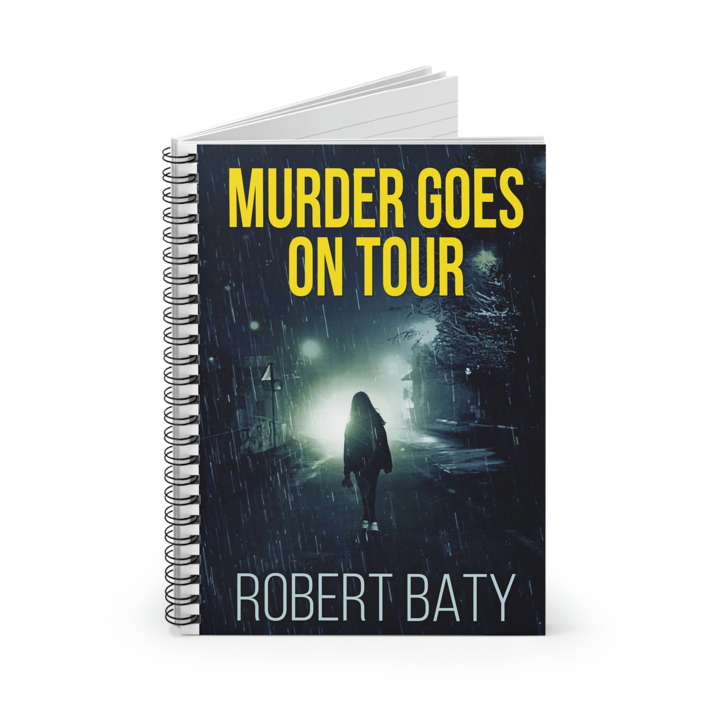 Murder Goes On Tour - Spiral Notebook