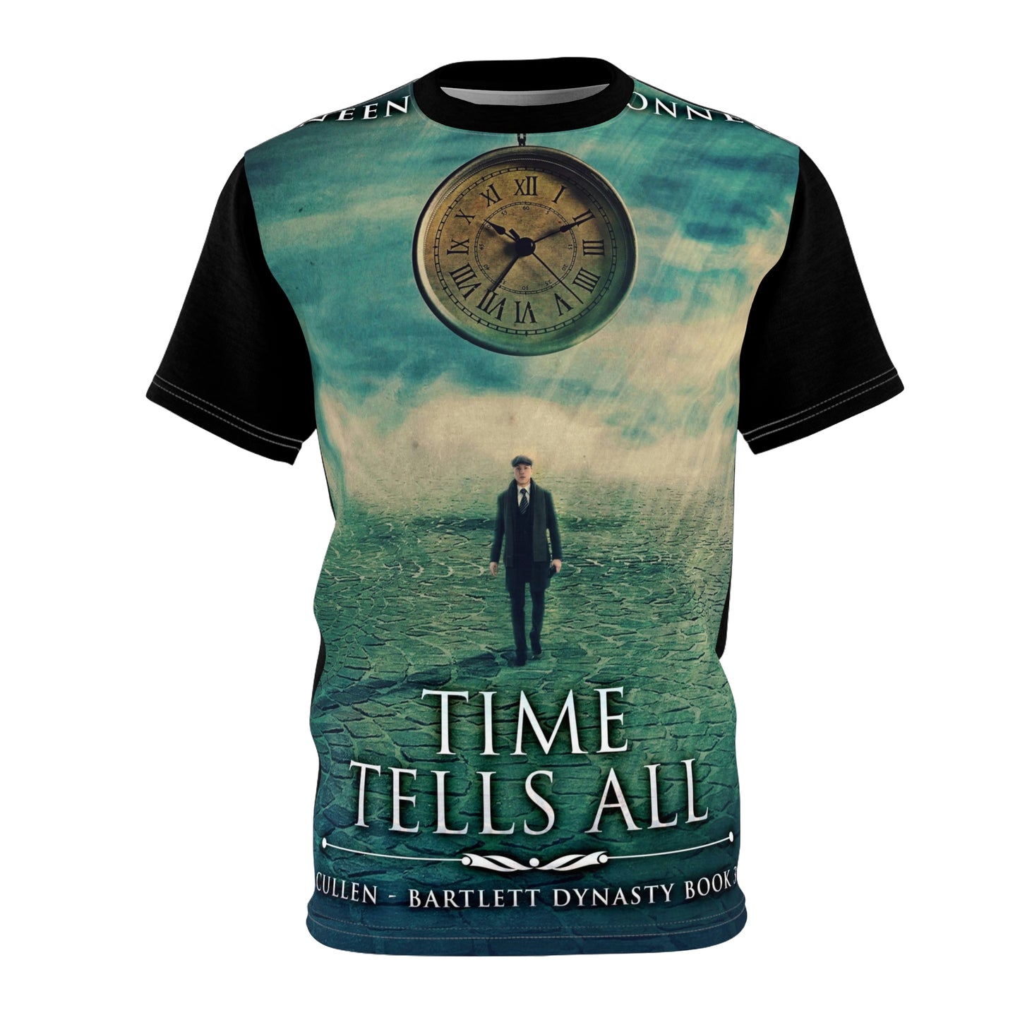 Time Tells All - Unisex All-Over Print Cut & Sew T-Shirt