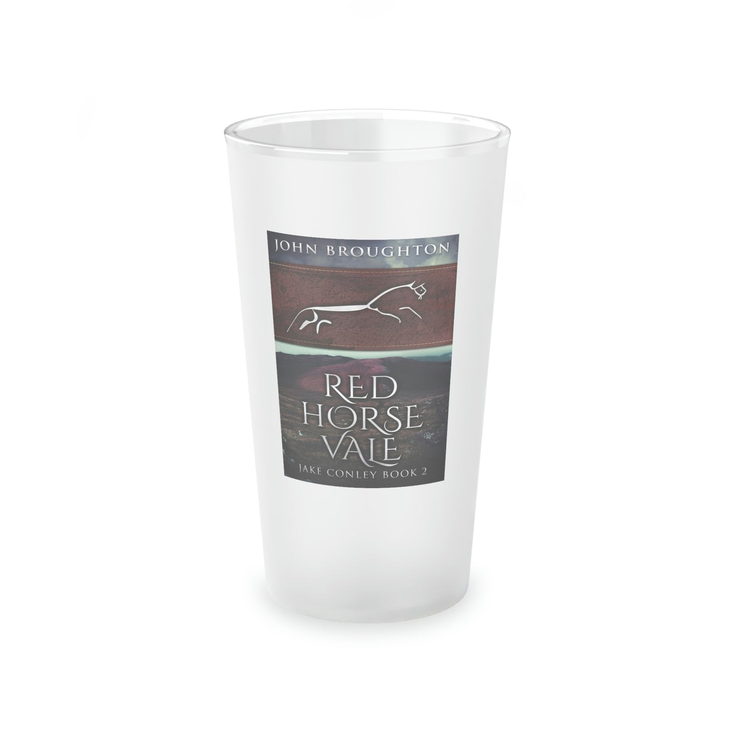 Red Horse Vale - Frosted Pint Glass
