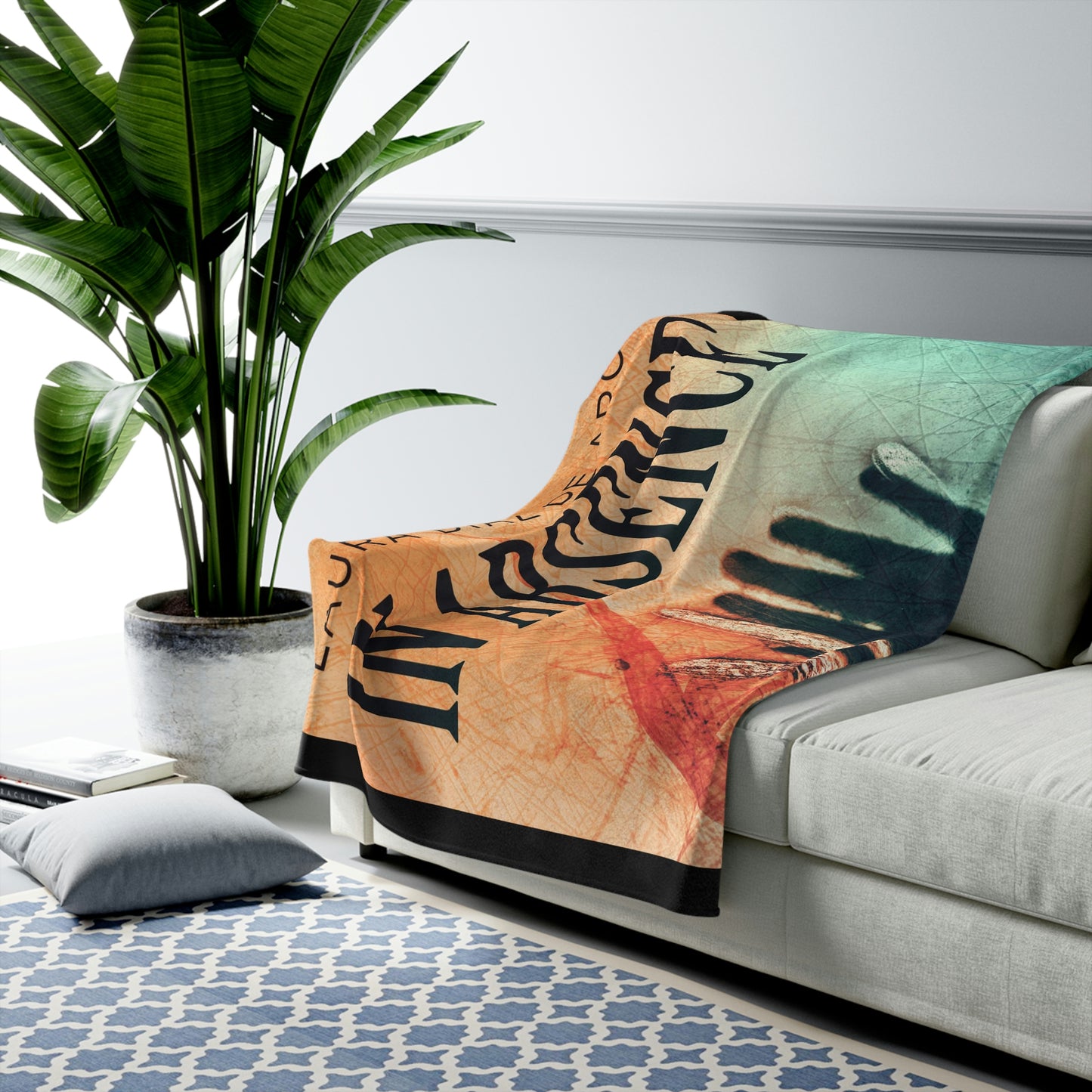 In Absence - Velveteen Plush Blanket