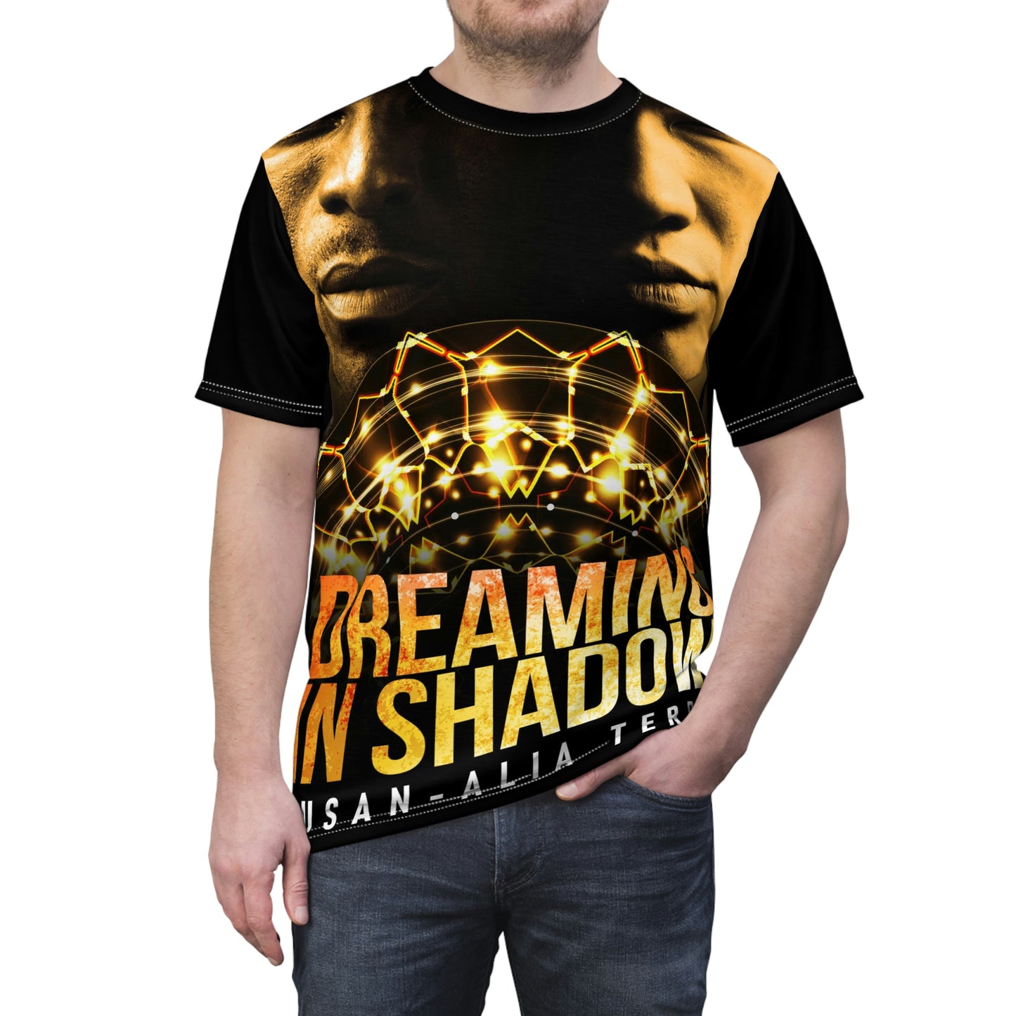 Dreaming In Shadow - Unisex All-Over Print Cut & Sew T-Shirt