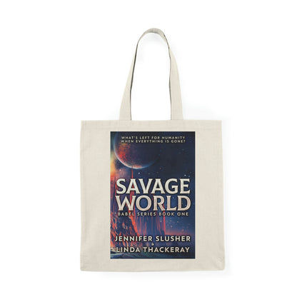 Savage World - Natural Tote Bag