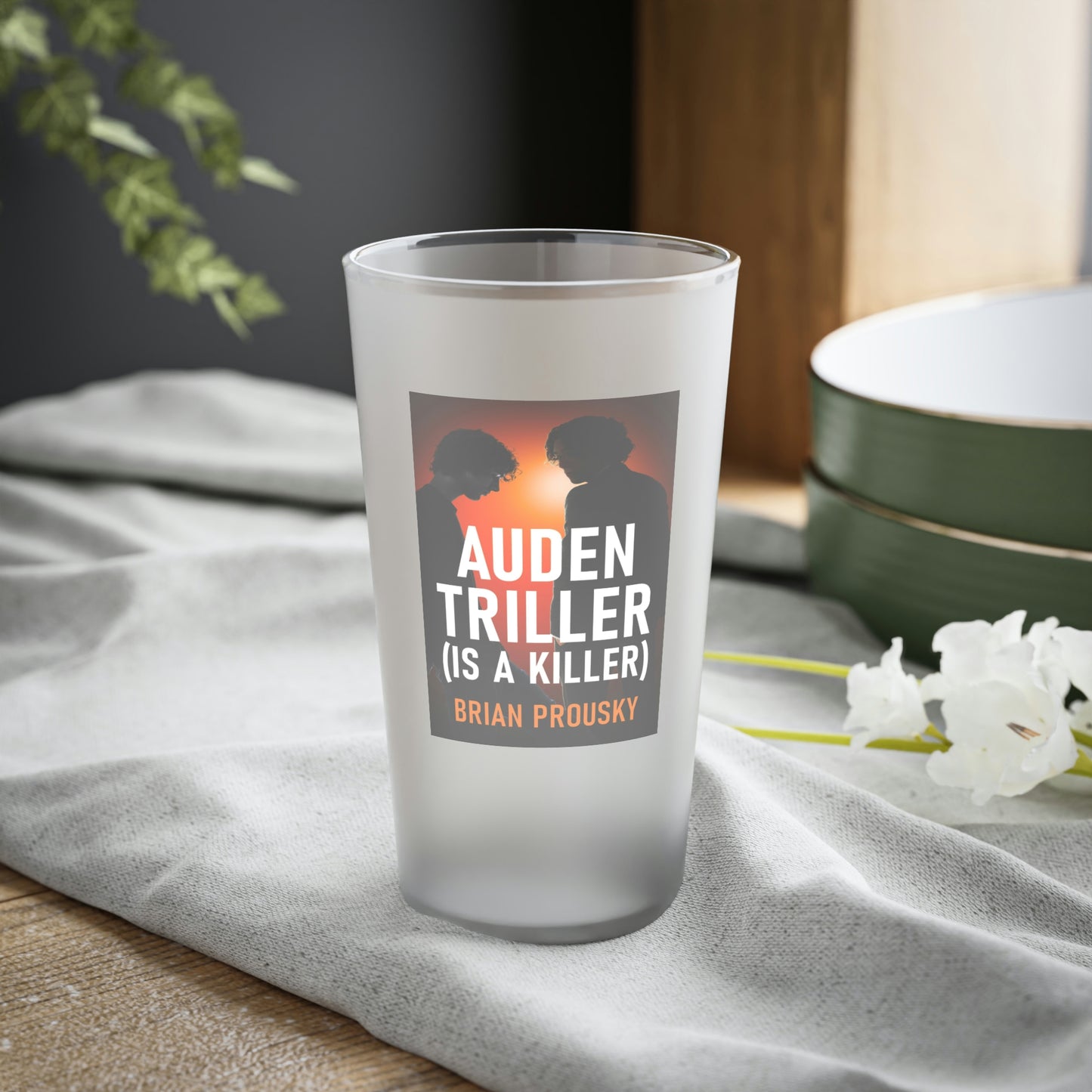 Auden Triller - Frosted Pint Glass