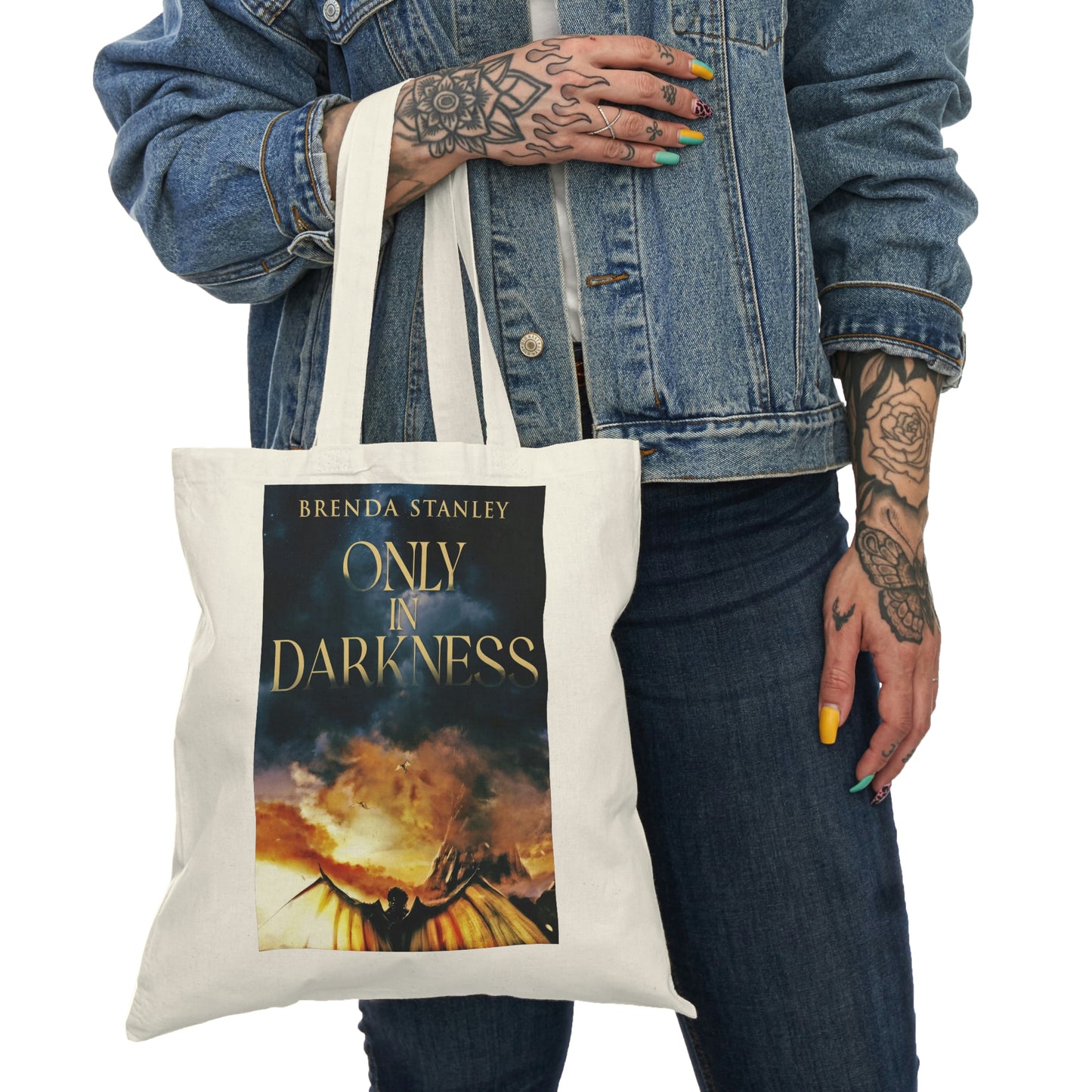 Only In Darkness - Natural Tote Bag