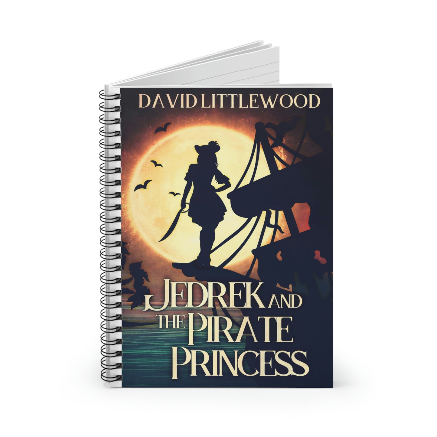 Jedrek And The Pirate Princess - Spiral Notebook