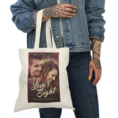 Love's Sight - Natural Tote Bag