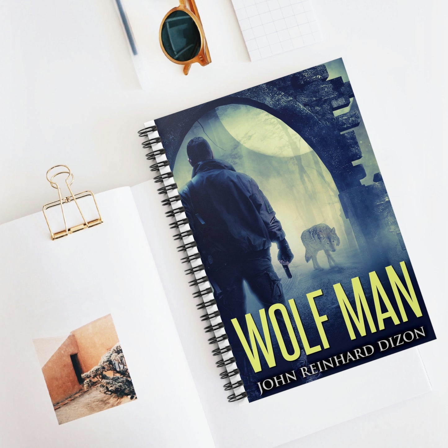Wolf Man - Spiral Notebook