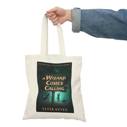 A Wizard Comes Calling - Natural Tote Bag