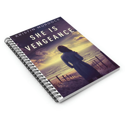 She Is Vengeance - Spiral Notebook