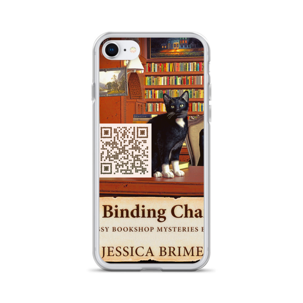 iphone case with cover of Jessica Brimer's book A Binding Chance