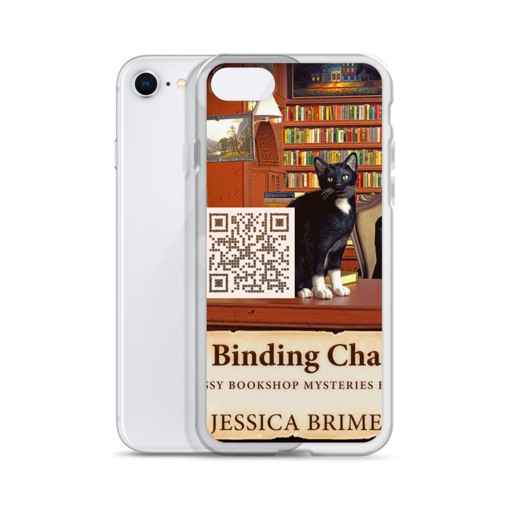 iphone case with cover of Jessica Brimer's book A Binding Chance