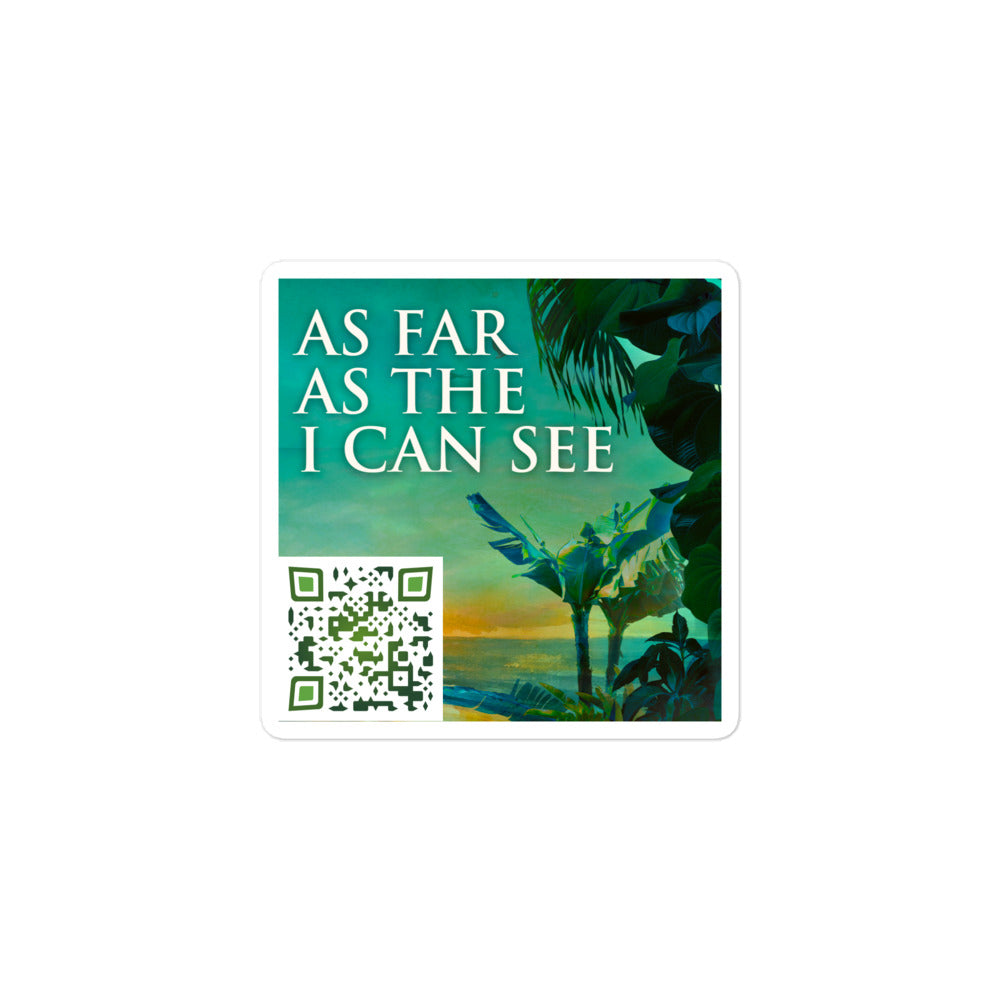 As Far As The I Can See - Stickers