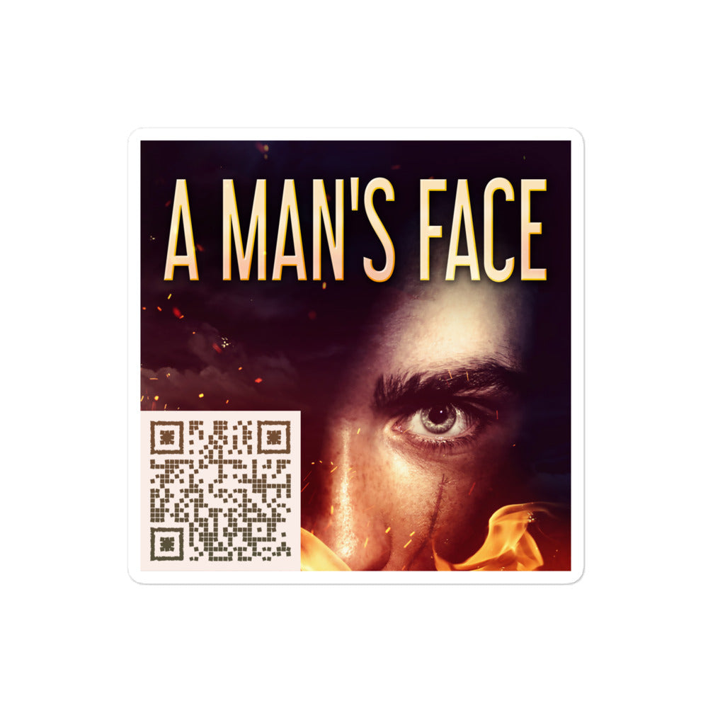 A Man's Face - Stickers
