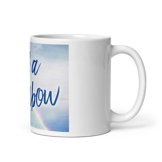 Half A Rainbow - White Coffee Mug