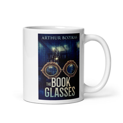 The Book Glasses - White Coffee Mug