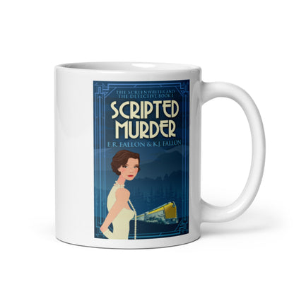 Scripted Murder - White Coffee Mug