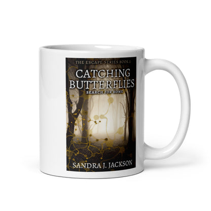 Catching Butterflies - White Coffee Mug