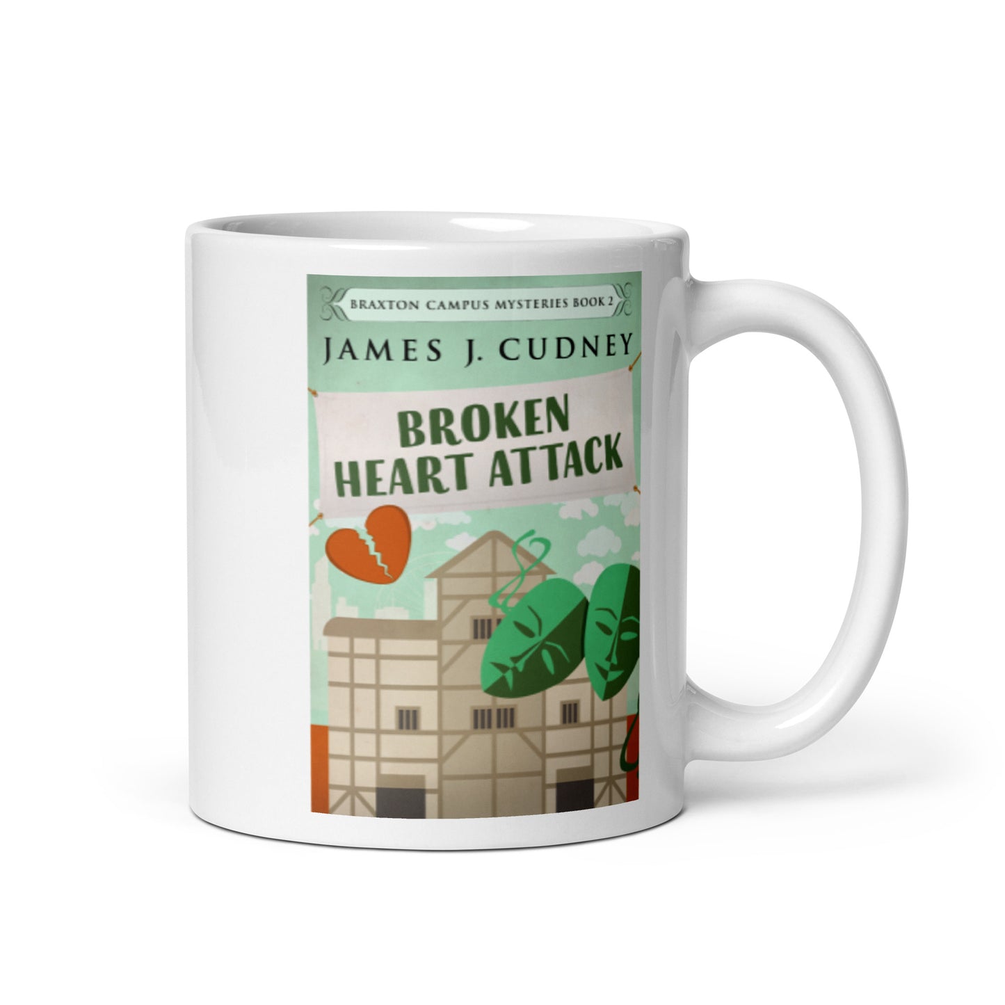 Broken Heart Attack - White Coffee Mug