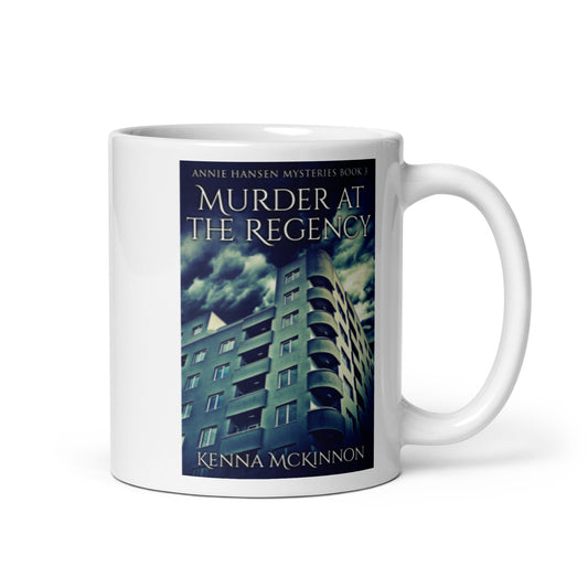 Murder At The Regency - White Coffee Mug