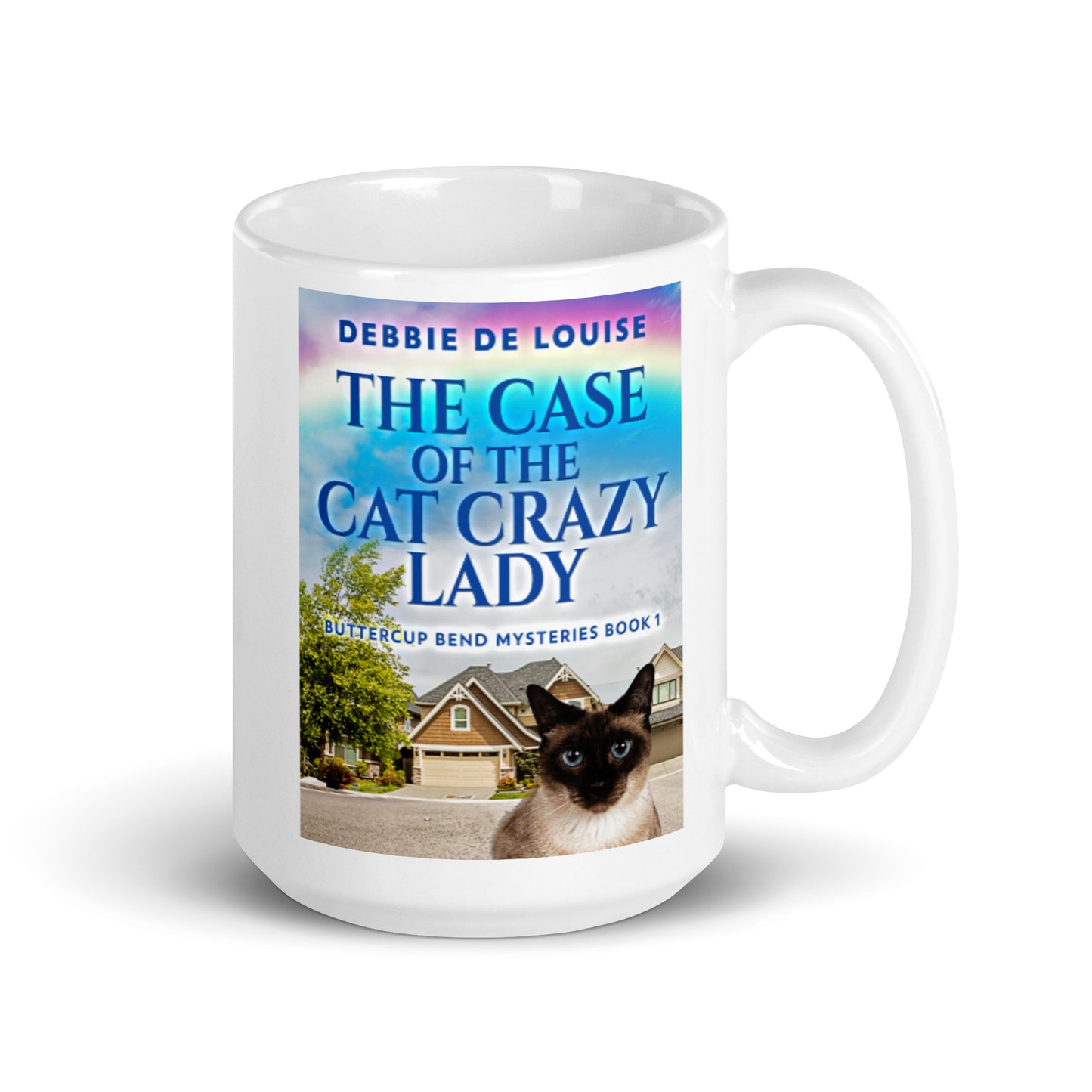 The Case Of The Cat Crazy Lady - White Coffee Mug